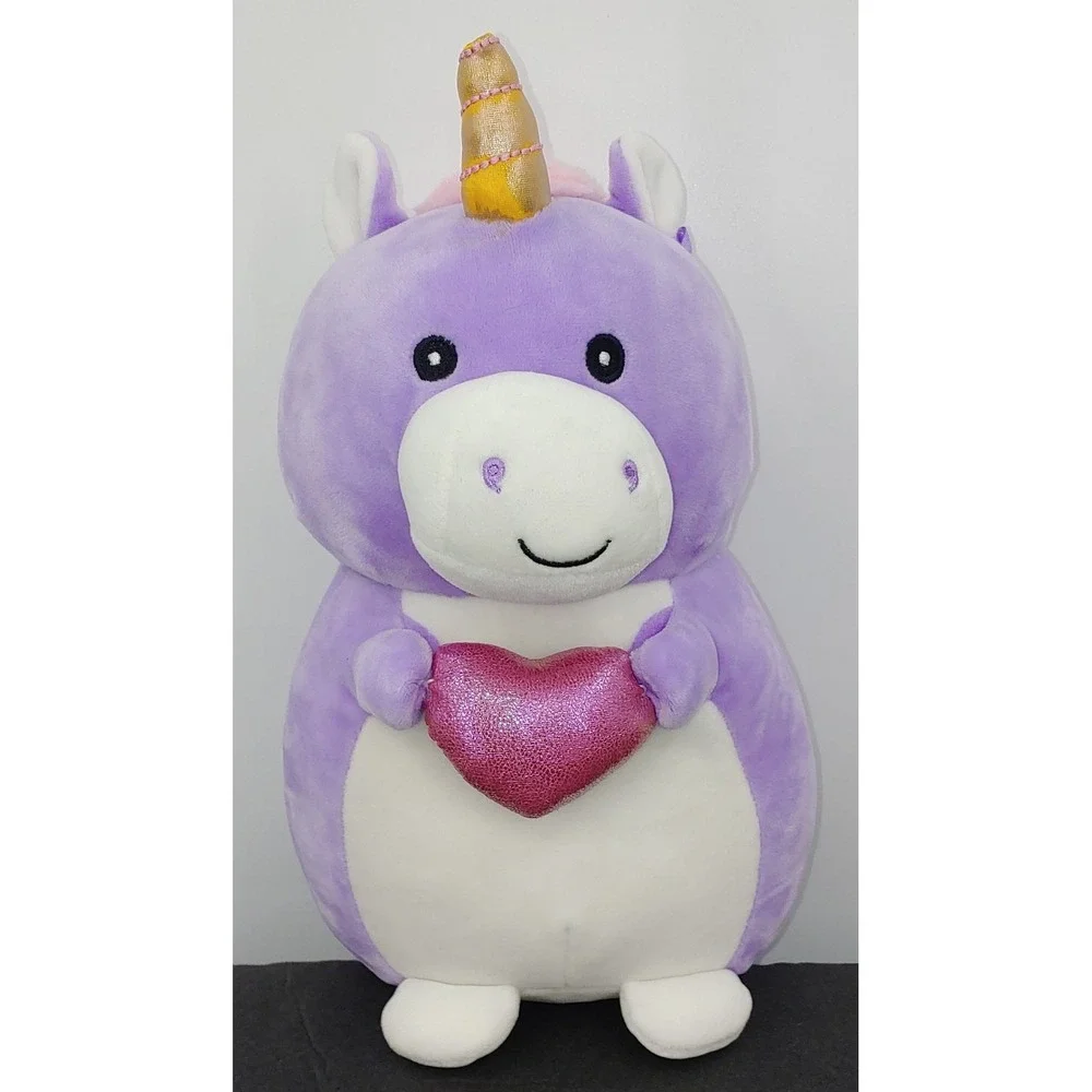 Lot Of 3 Squishmallow Hug Mees Prince Pug Cam Cat Ursula Unicorn 9